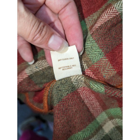 Free People Brown Red Size 6 Wool Wrap Mini Skirt with Buckle - Picture 8 of 9